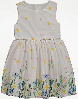 ASDA Floral Print Sleeveless Dress