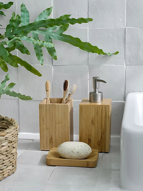 ASDA Just Wellness Bamboo Bathroom Collection