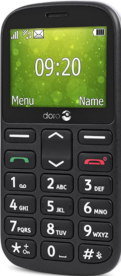 ASDA Mobile Doro 1360 Black Mobile Phone