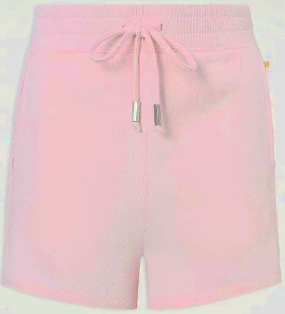 ASDA Pale Pink Rib Trim Pyjama Shorts