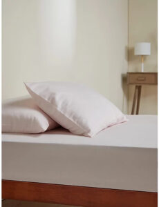 ASDA Pink Smooth and Silky Sateen Fitted Sheet