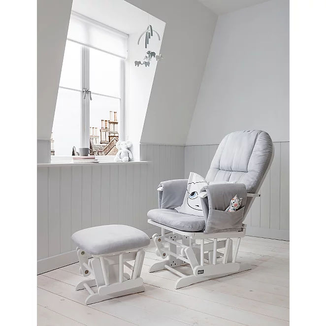 ASDA Tutti Bambini Reclining Glider Chair & Stool