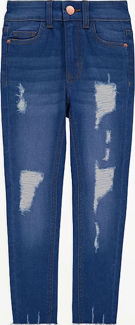 ASDA girls Blue Distressed Denim Jeans