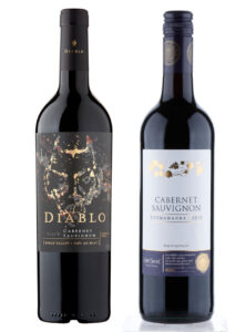 ASDA wines diablo black and extra special cabernet sauvignon