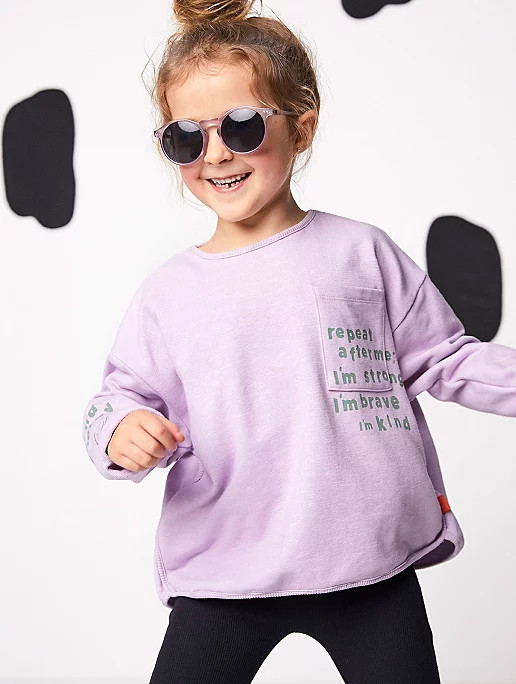 Alesha Dixon Unisex Purple Panda Print Sweatshirt