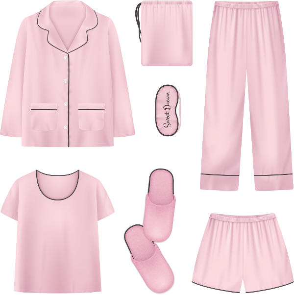Slumber wear pink pyjama set