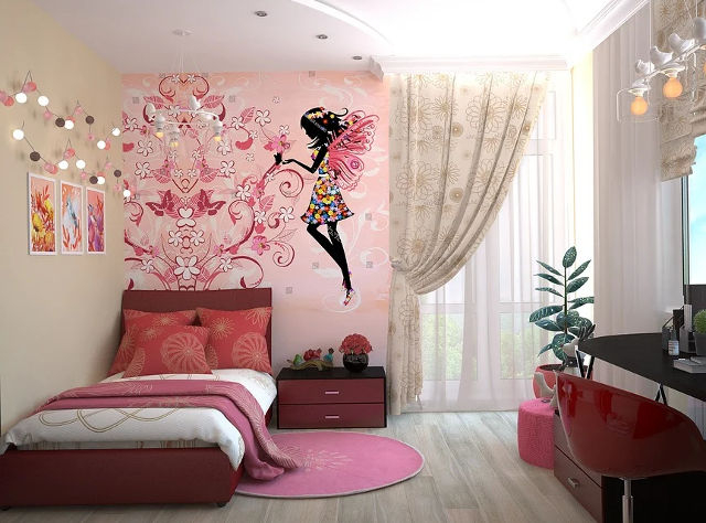 girly aesthetic bedroom